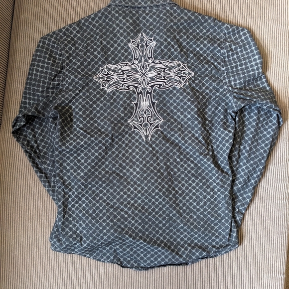 Y2K Rock 47 Snap Button Shirt - Picture 2 of 5